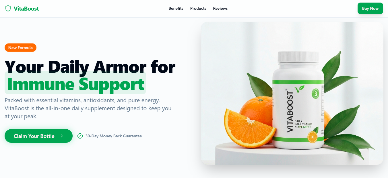 Health Product Website