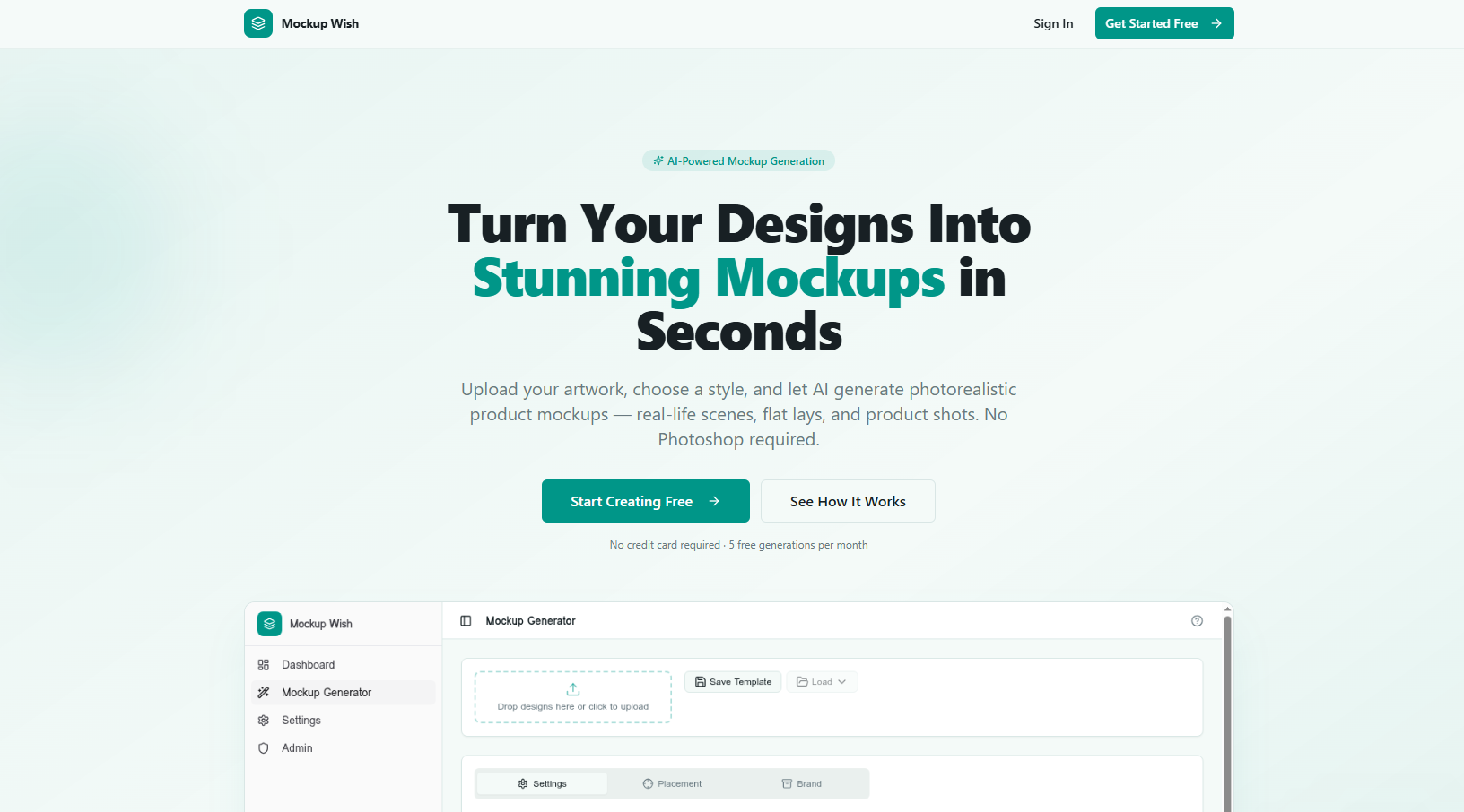 Mockup Wish