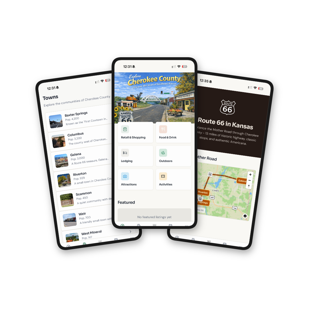 Explore Cherokee County KS Mobile App
