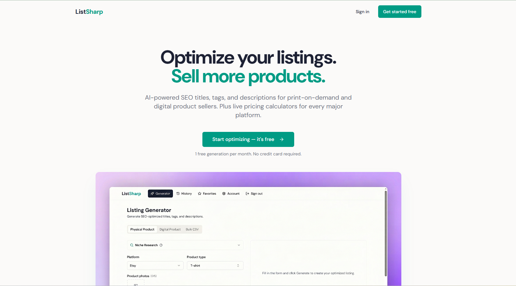 List Sharp