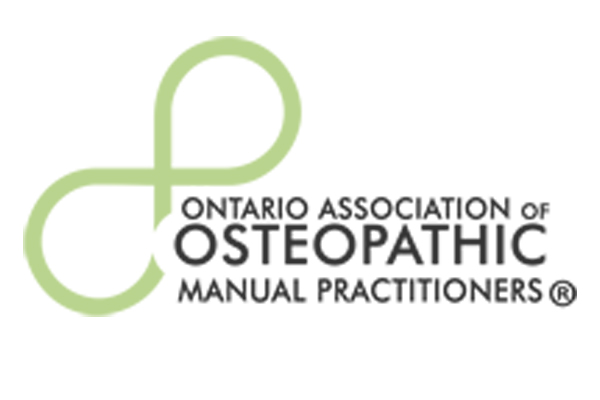 Logo for the Ontario Association of Osteopathic Manual Practitioners (OAO ).