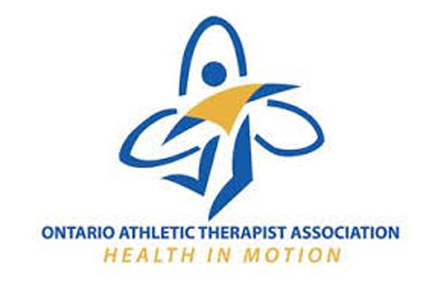 Logo for the Ontario Athletic Therapists Association (OATA ).