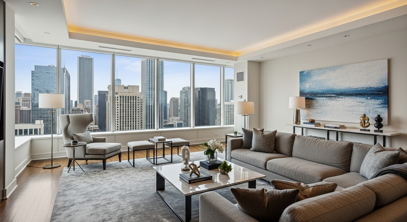Chicago Skyline View