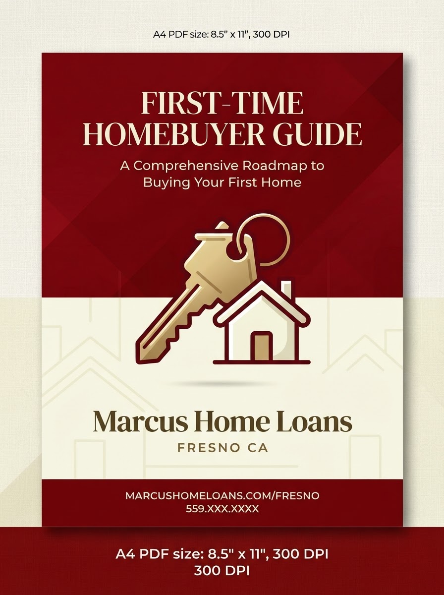 First-Time Homebuyer Guide cover — Marcus Home Loans