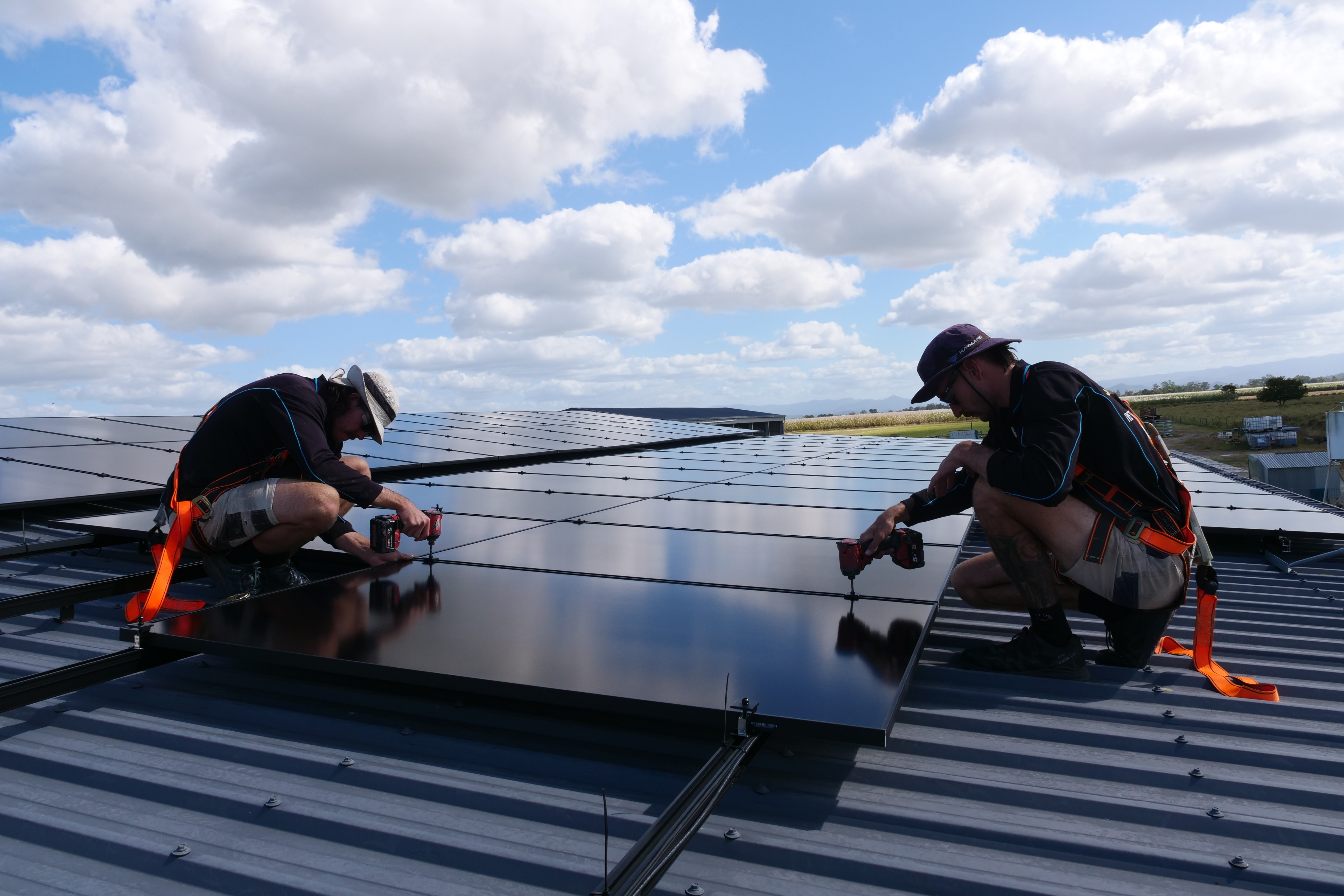 Solar Installation Background