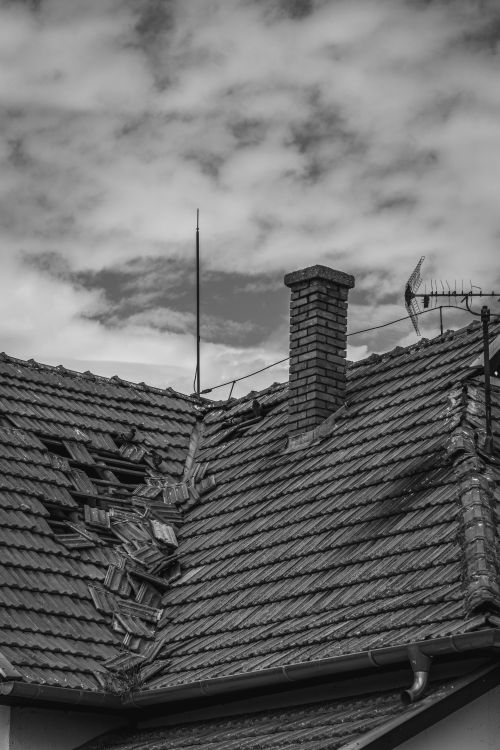 Hurricane roof damage inspection in Louisiana