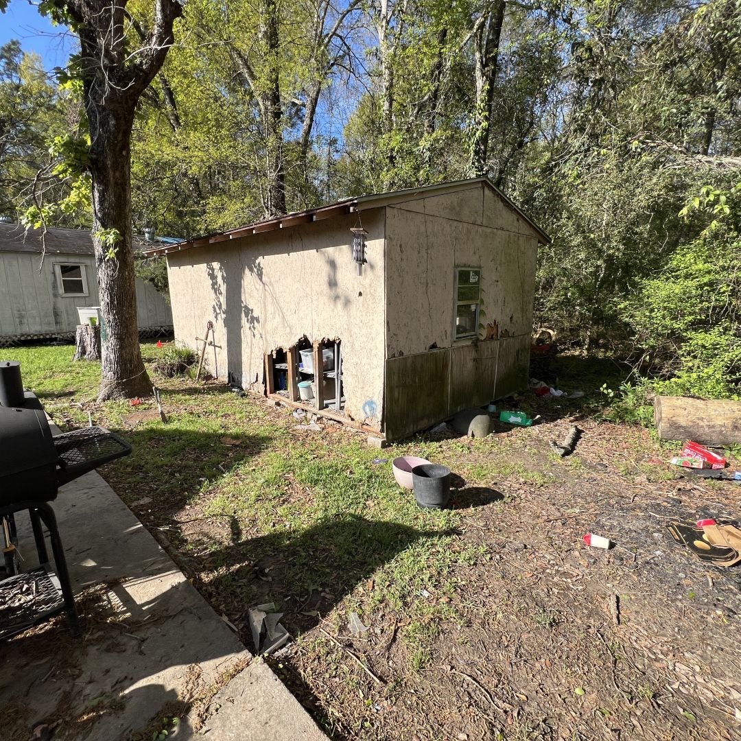 Old shed removal