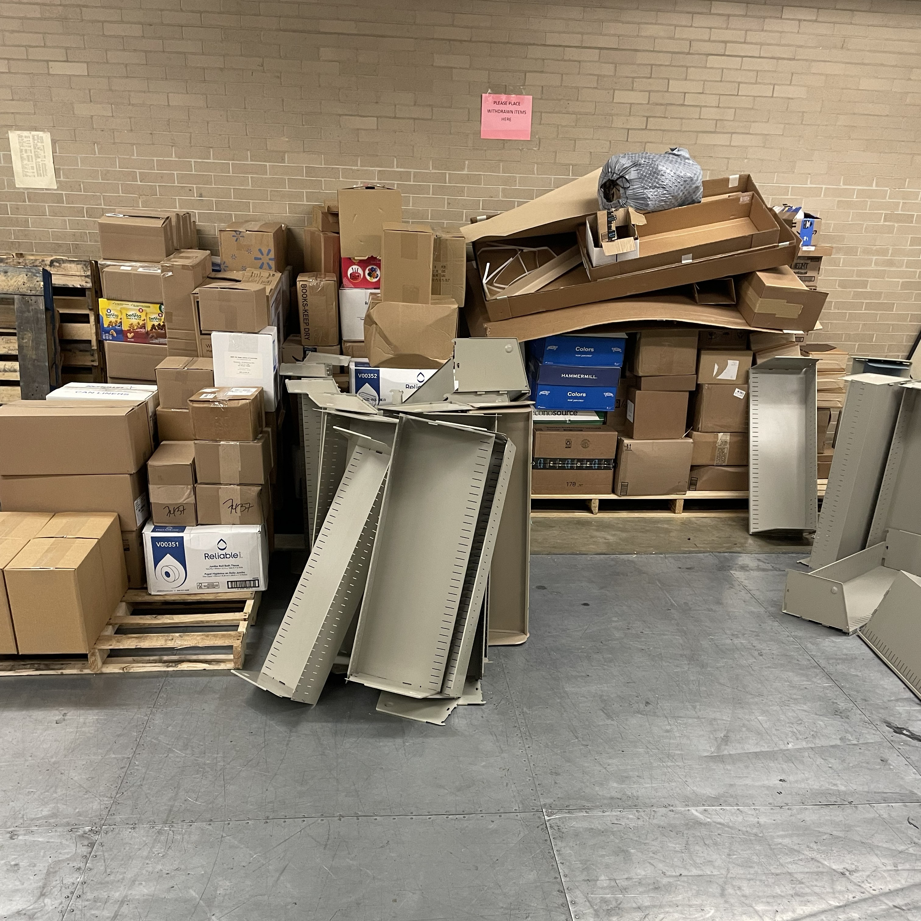 Cardboard & Packaging Before