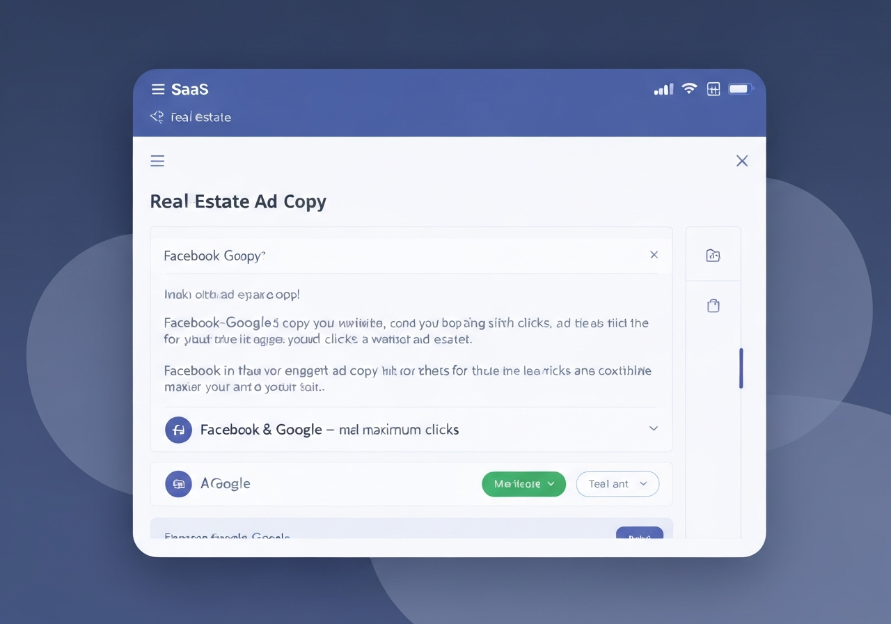 Real Estate Ad Copy Generation