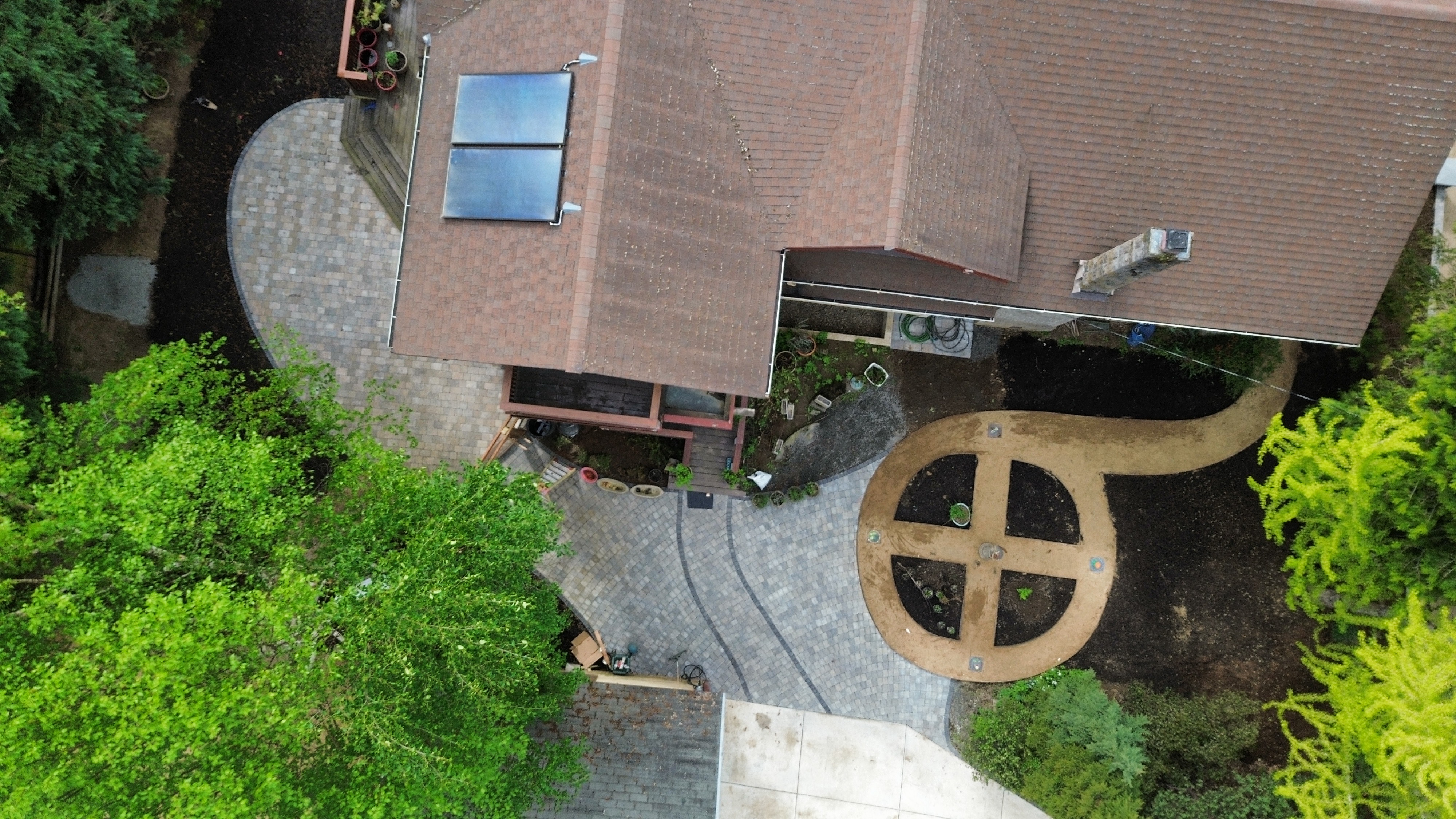 Completed landscape project