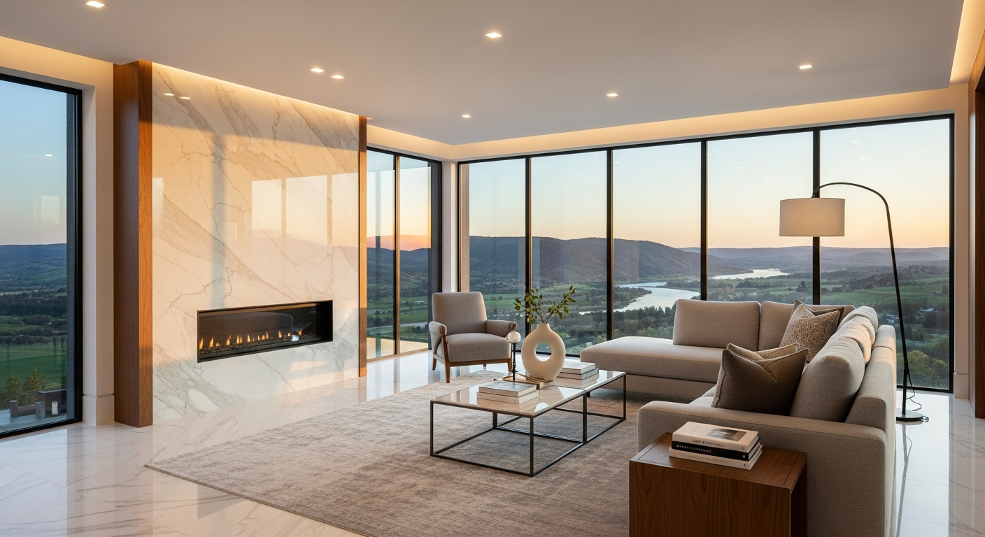 Luxurious interior for affordability calculator