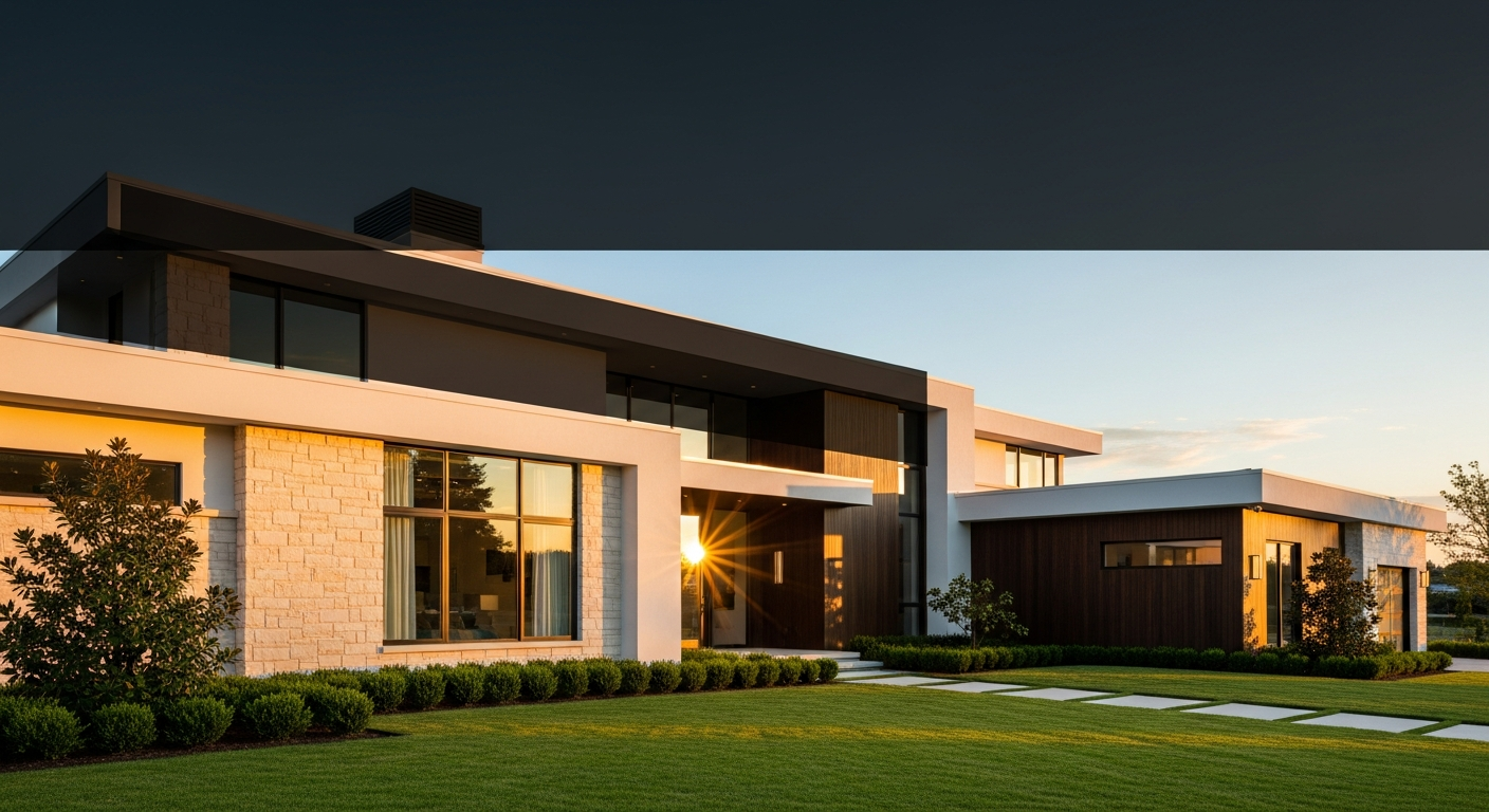 Luxury home exterior