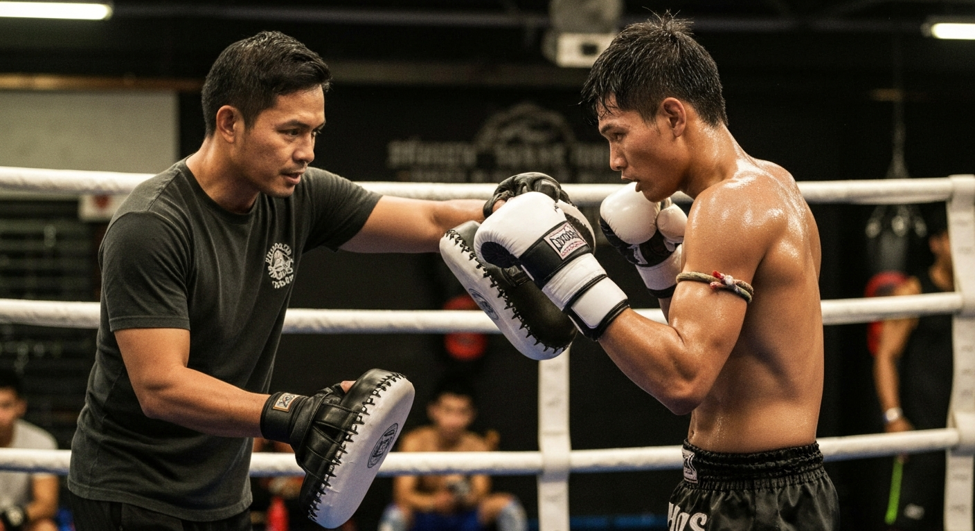Muay Thai Training at Pro Muay Thai Gym Hua Hin