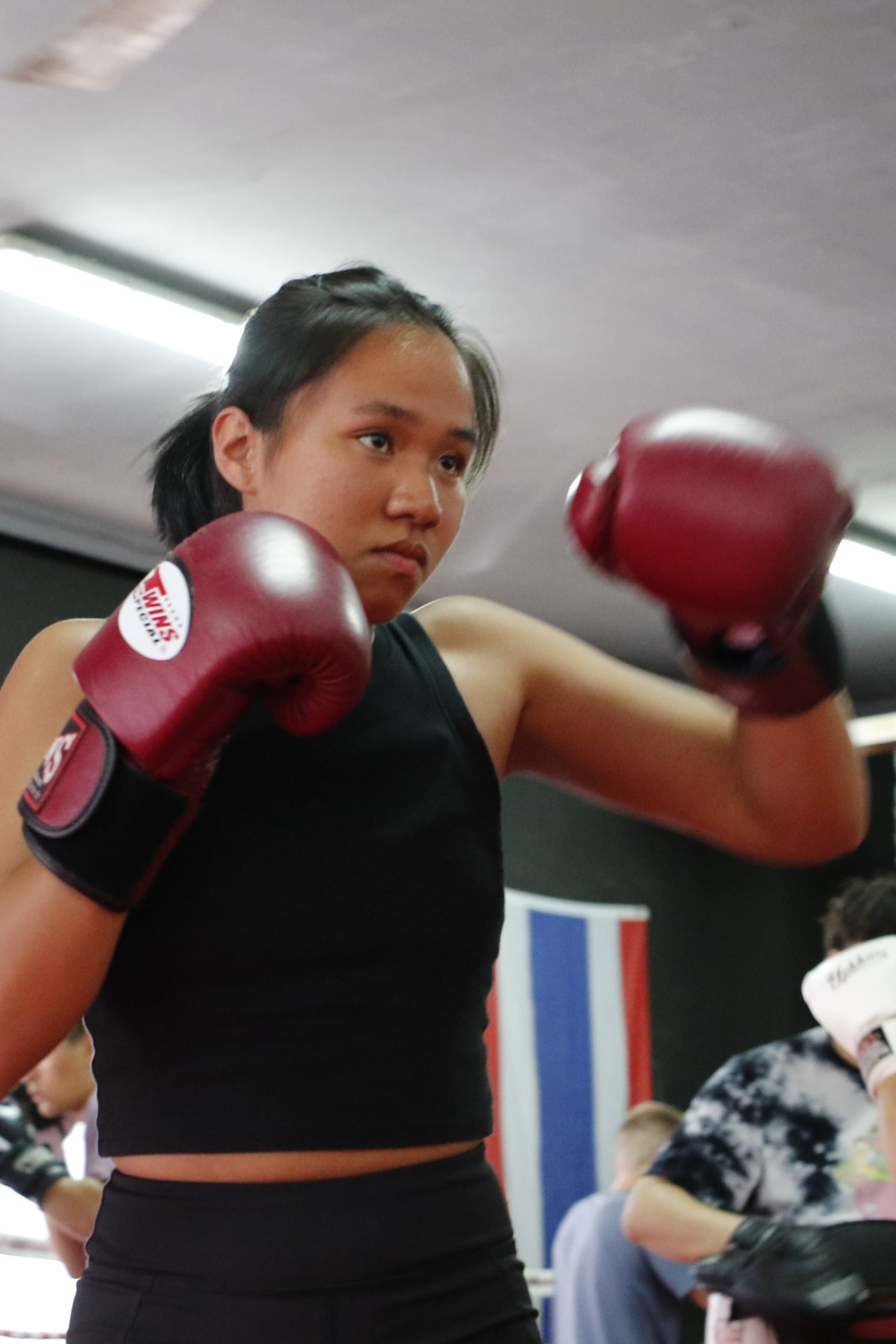 Sparring controlado de Muay Thai en Madrid