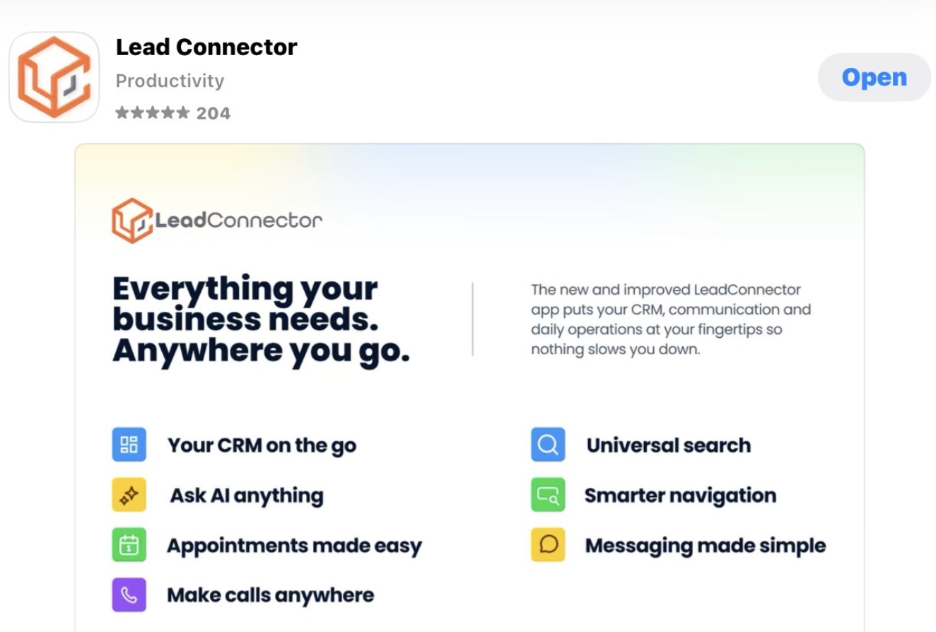 LeadConnector App
