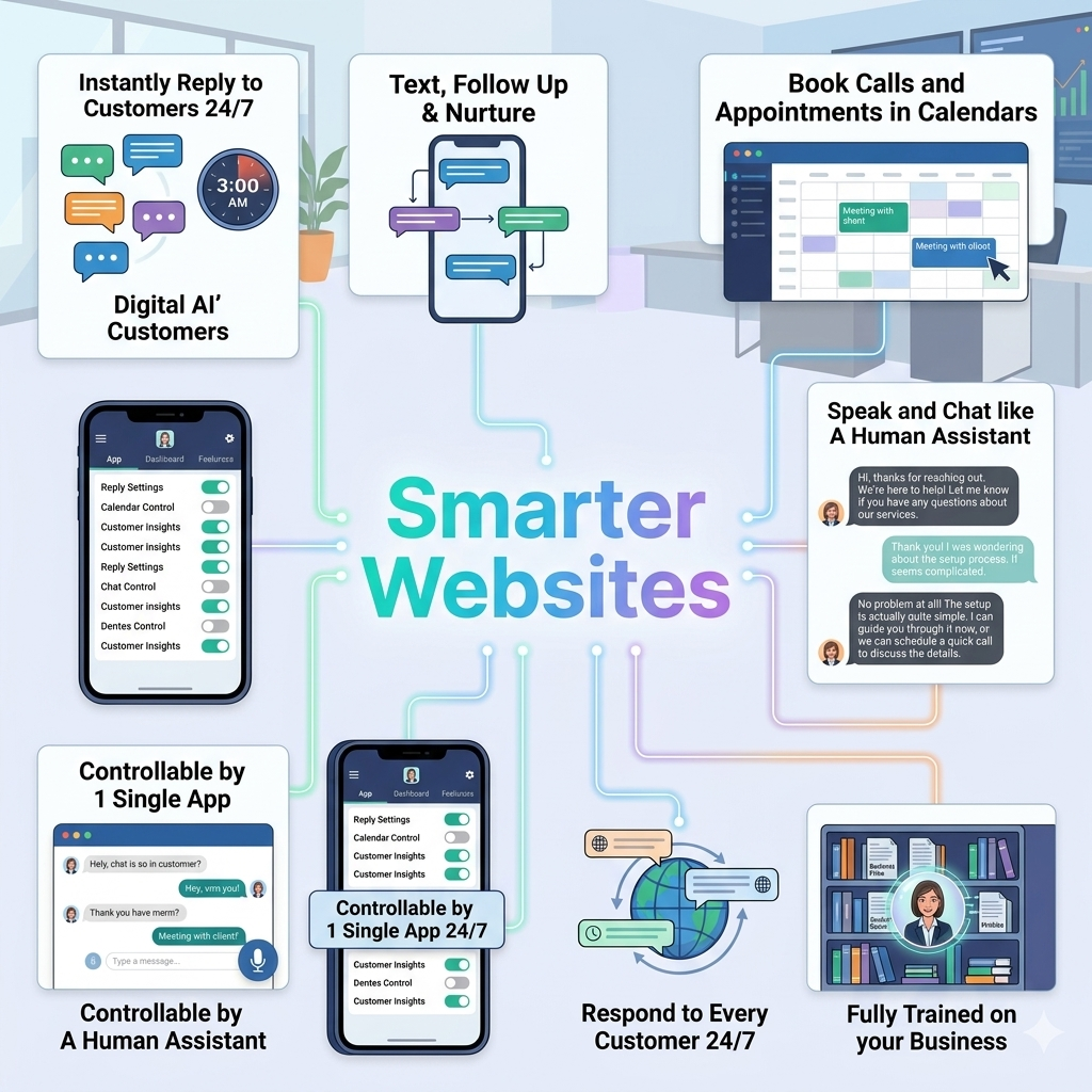 Smarter Websites - AI powered system overview