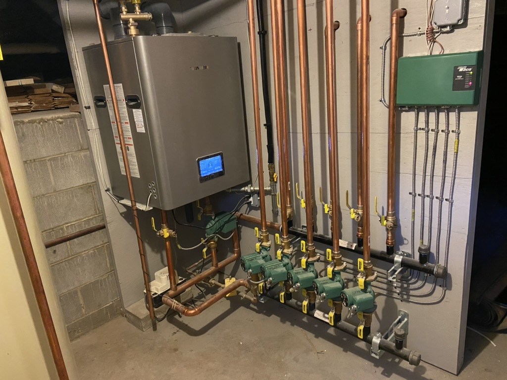Heating system installation