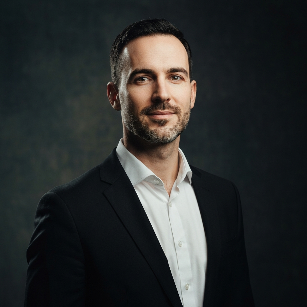 Professional portrait of Casper Spanggaard, Chief Executive Officer & Cofounder at Intelligrail AI Automation Agency