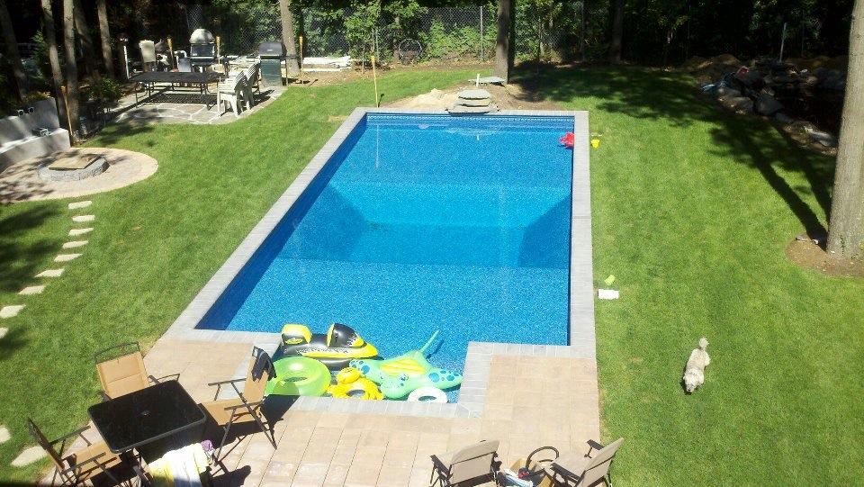 After pool renovation