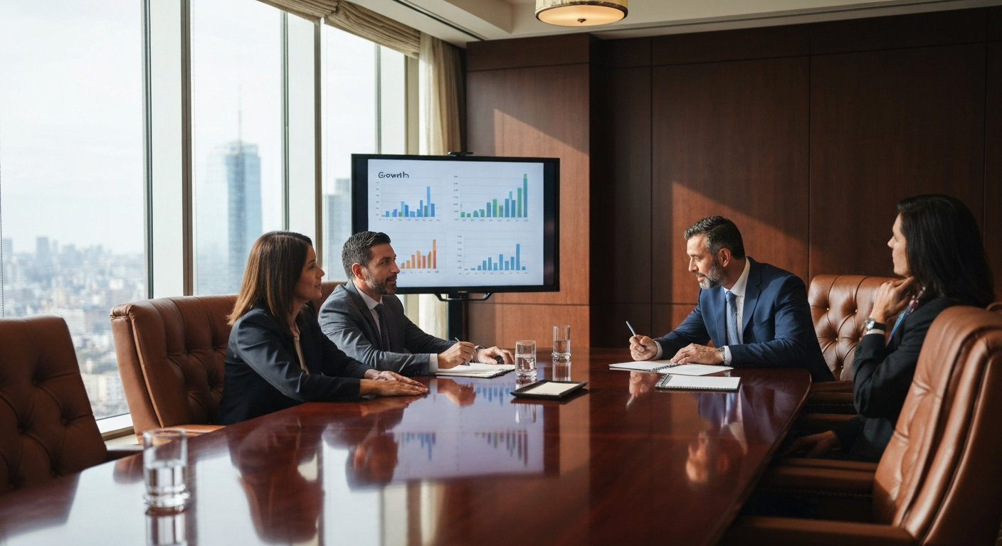 Strategic team meeting