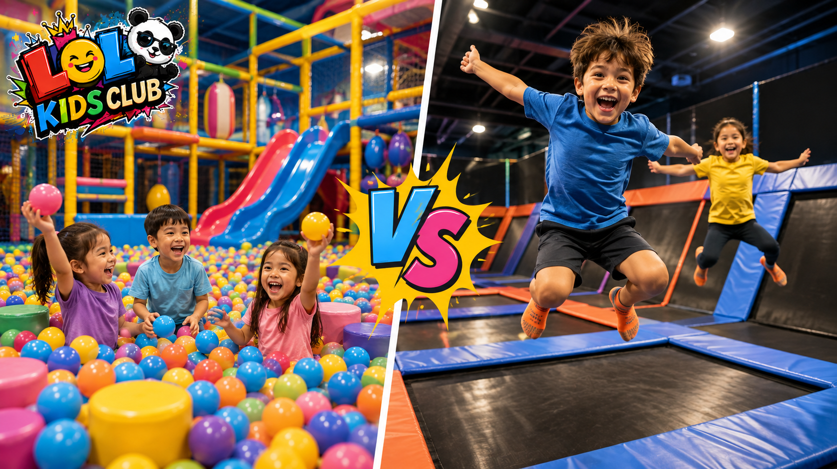 Indoor Playgrounds vs. Trampoline Parks: Which is Better for Kids?