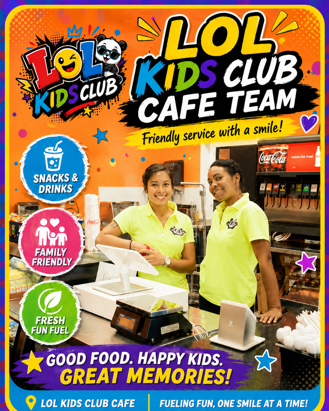 LOL Kids Club Cafe Team