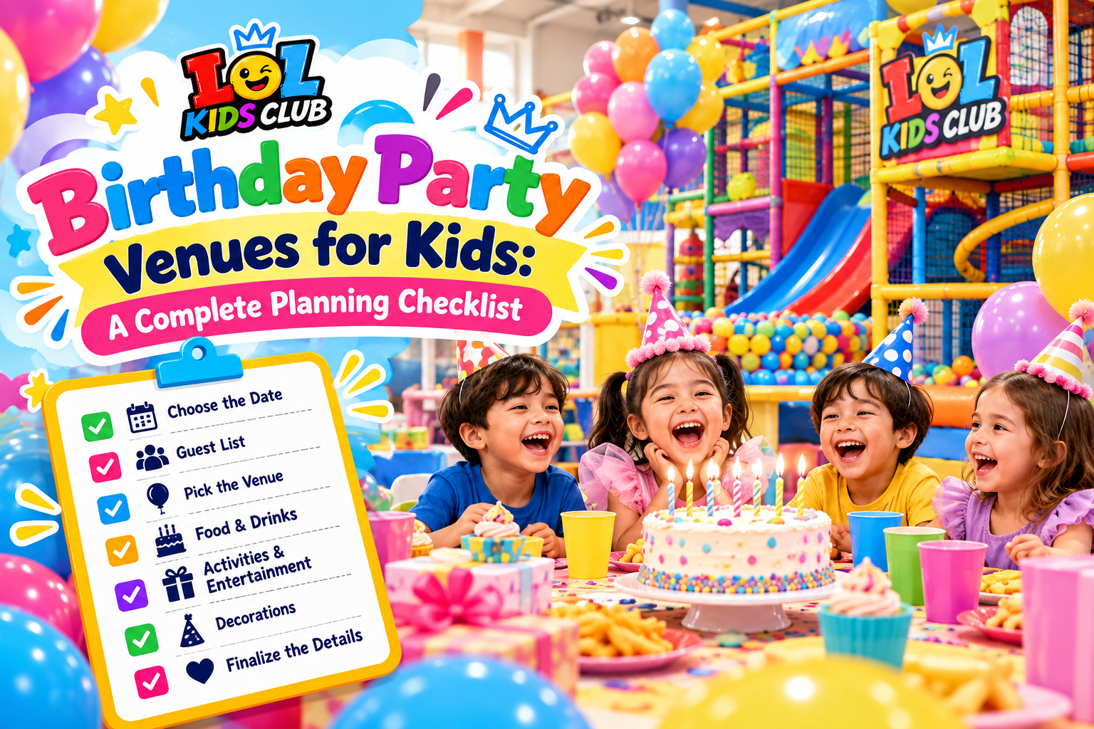 Birthday Party Venues for Kids: A Complete Planning Checklist