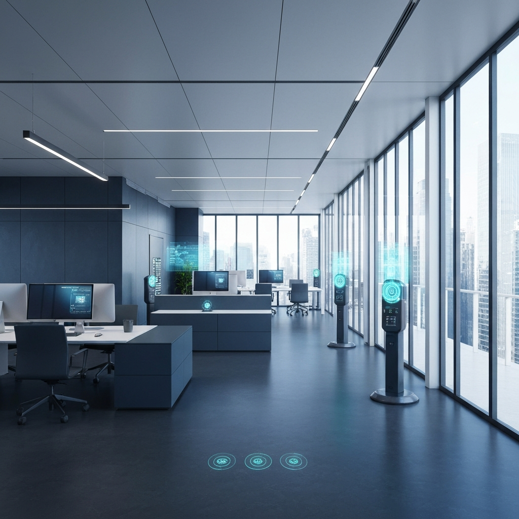 Modern office environment