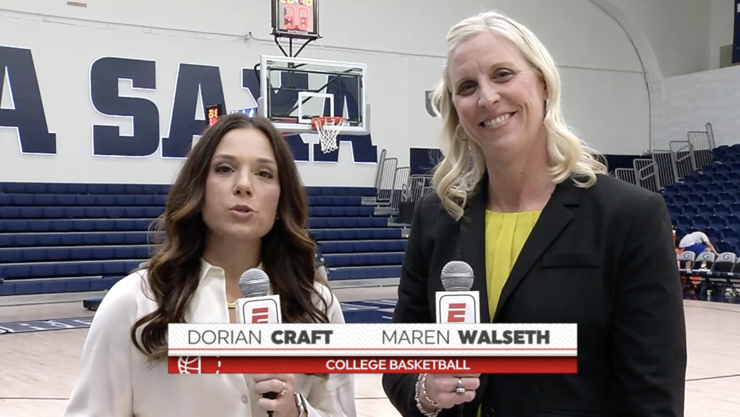 Maren Walseth broadcasting