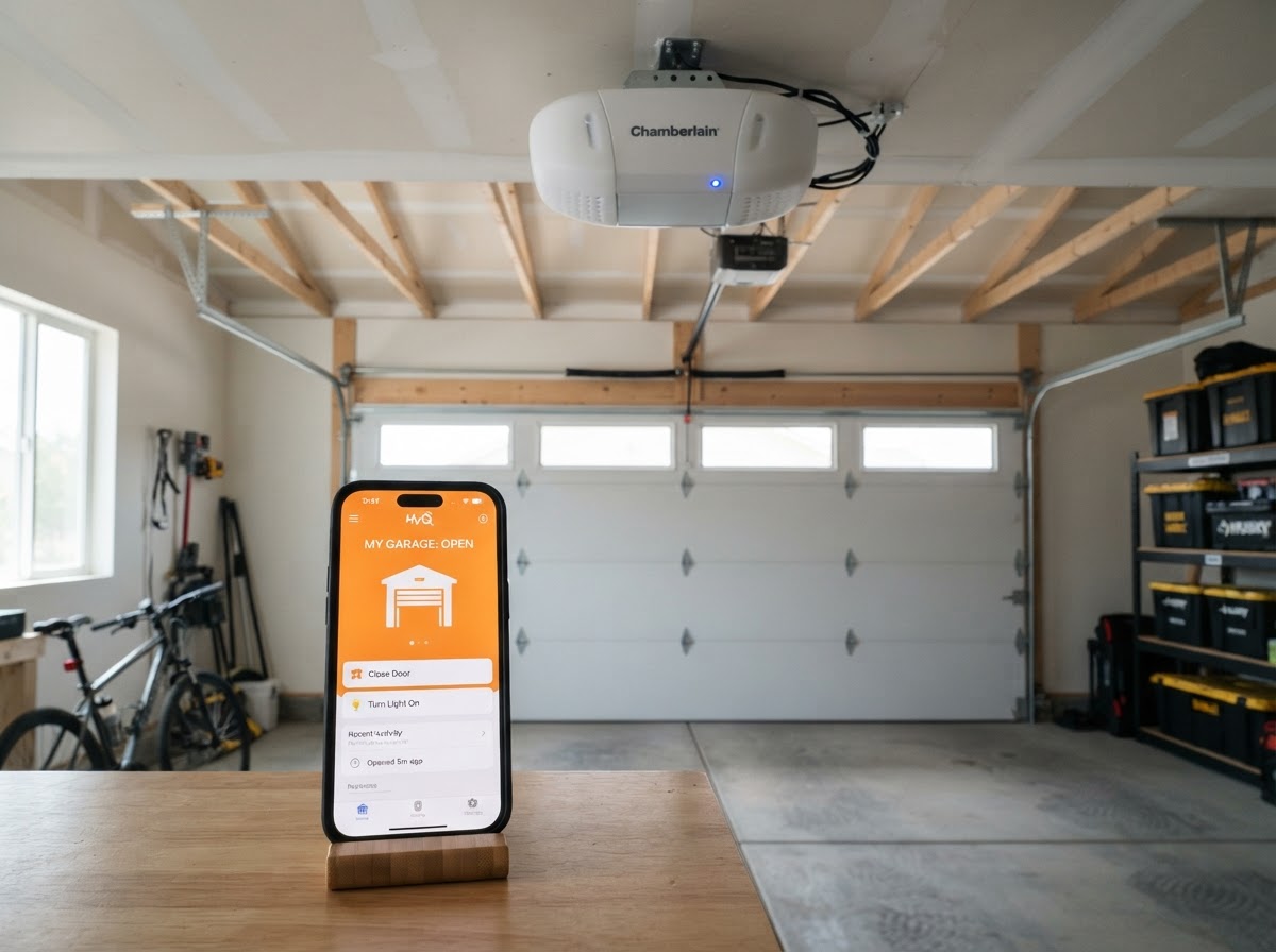 Smart Garage Door Opener Installation