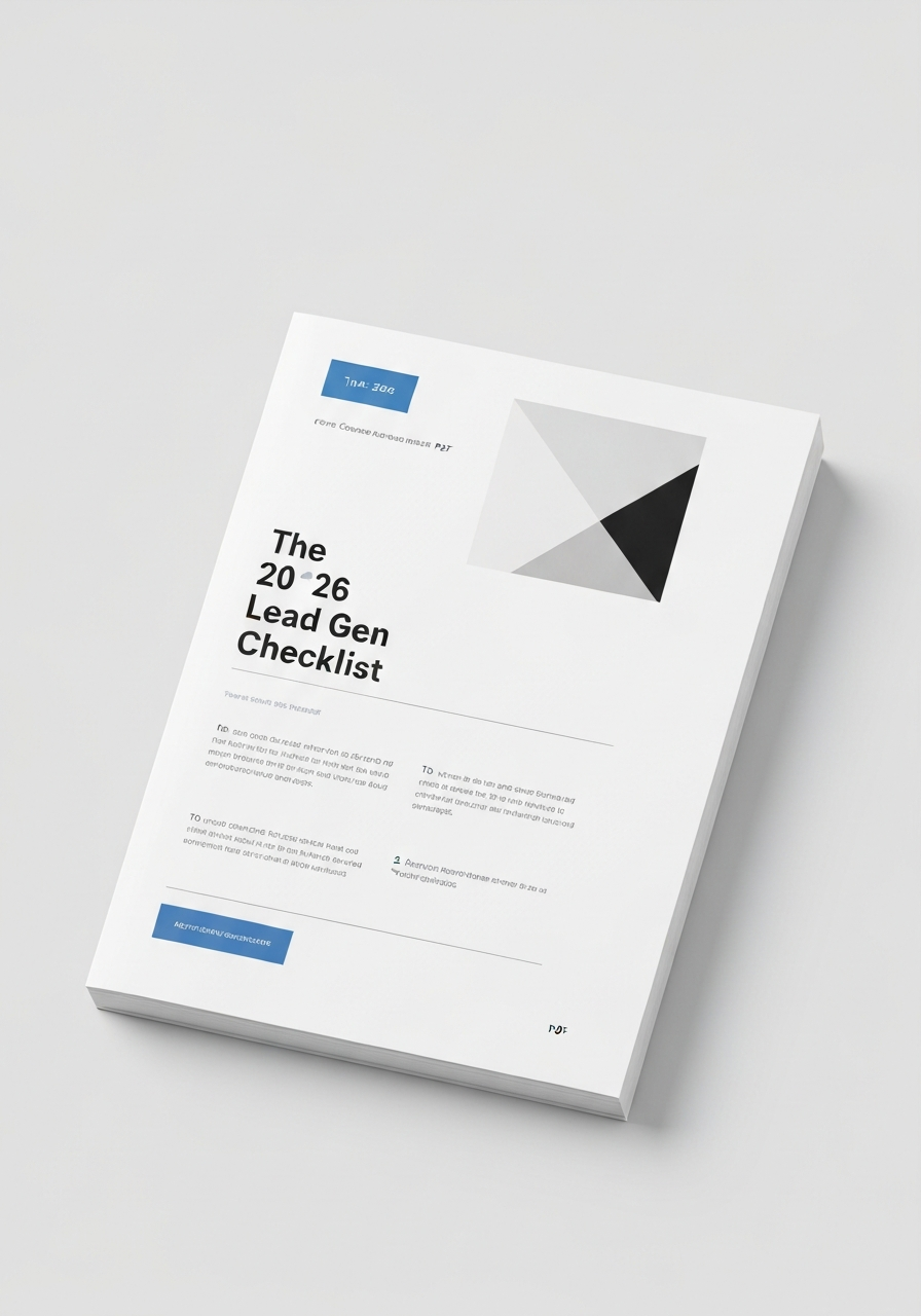 The 2026 Lead Gen Checklist PDF Mockup