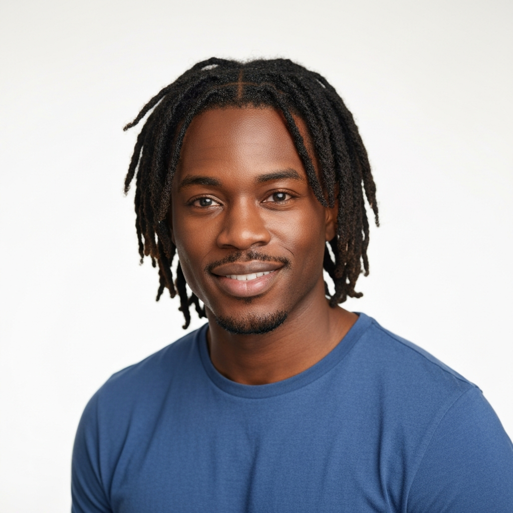 Client with natural hair