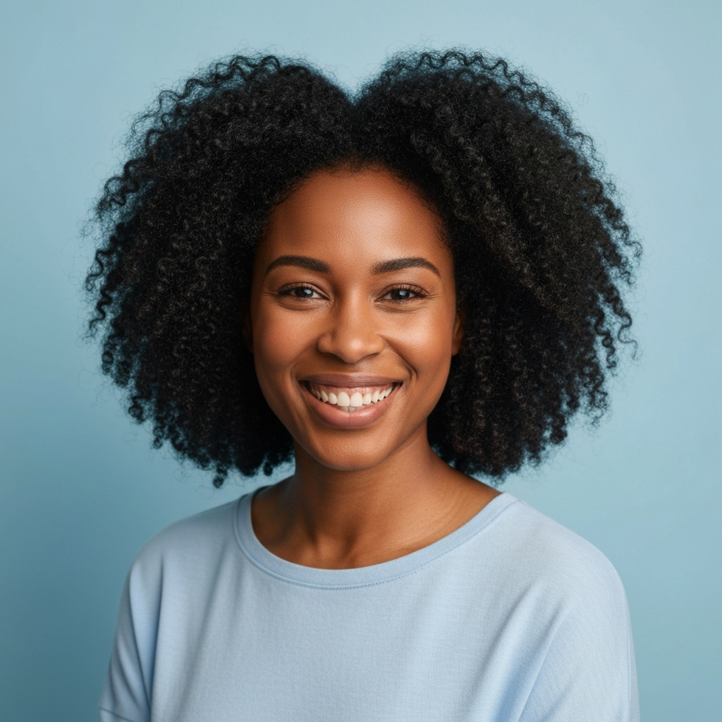 Client with curls