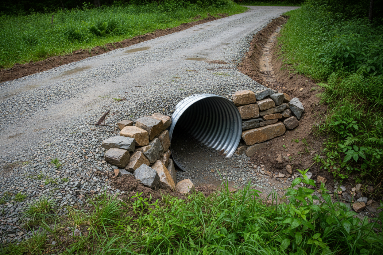 Driveway and culvert upgrades