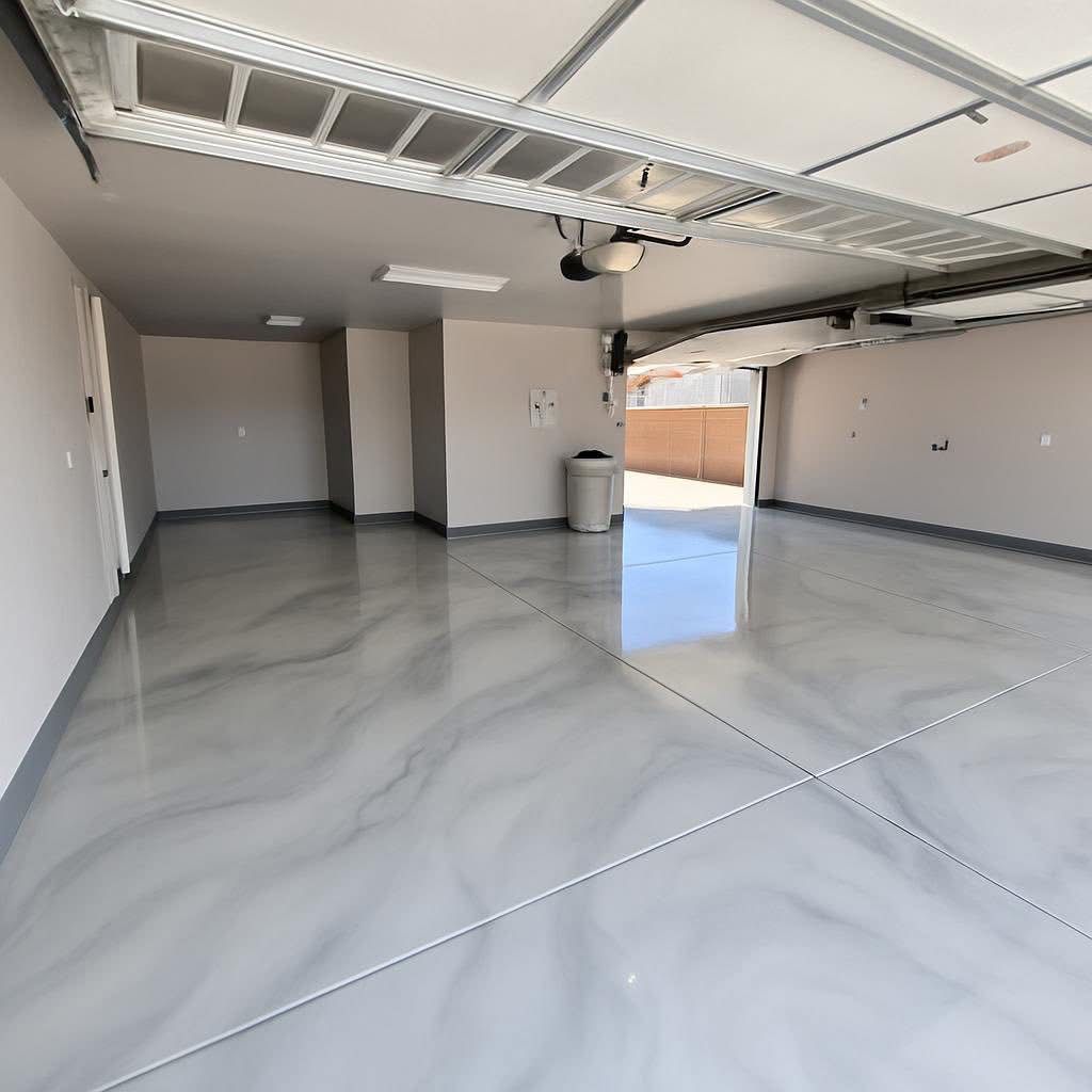 Silver Metallic Garage