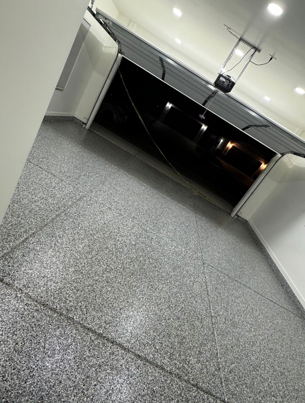 Full Flake Garage Floor