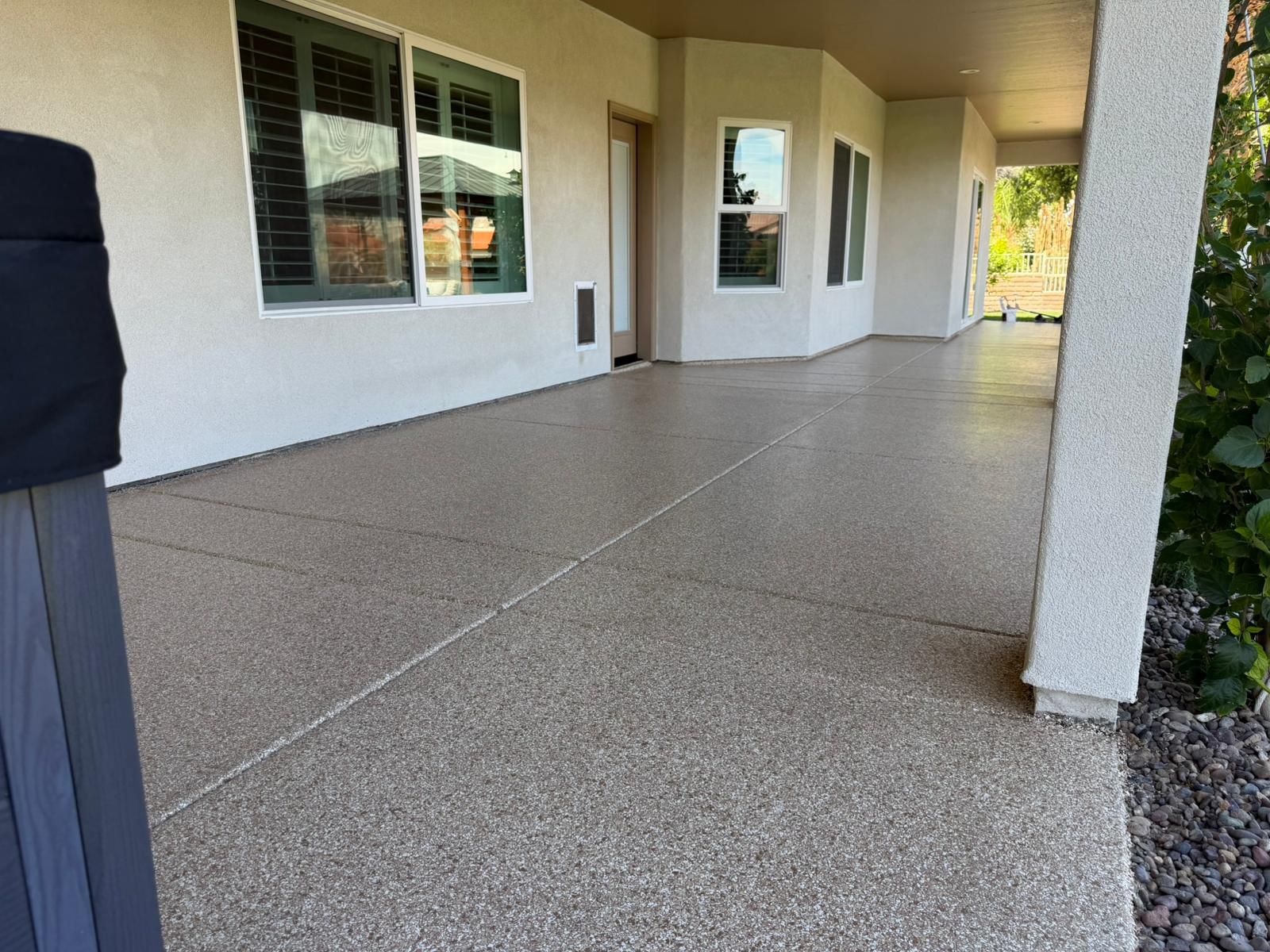 Covered Patio Epoxy