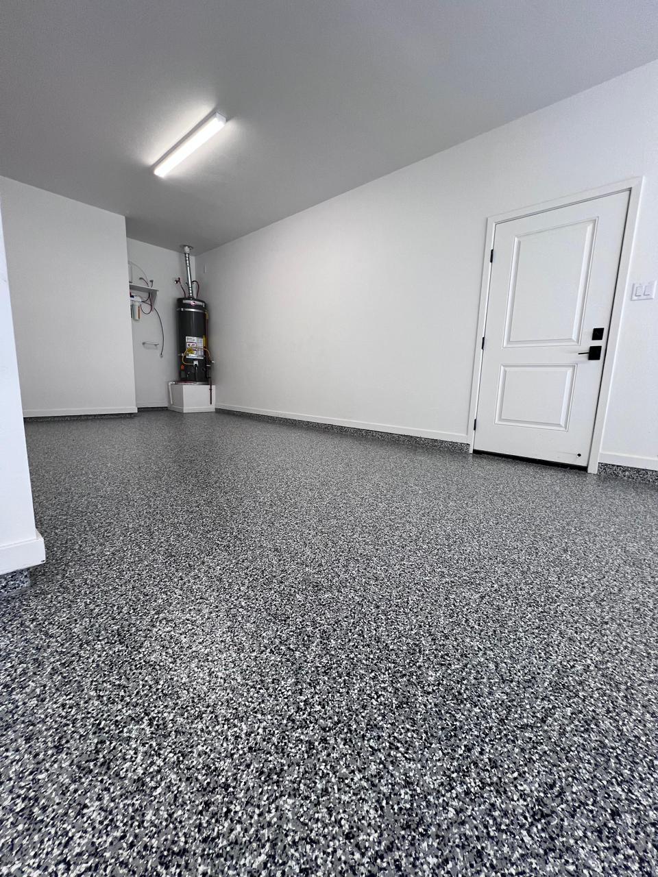 Premium Garage Flake Finish