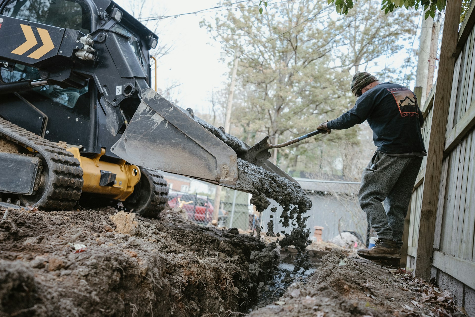 Bulldog Concrete skidsteer excavation concrete work Michigan