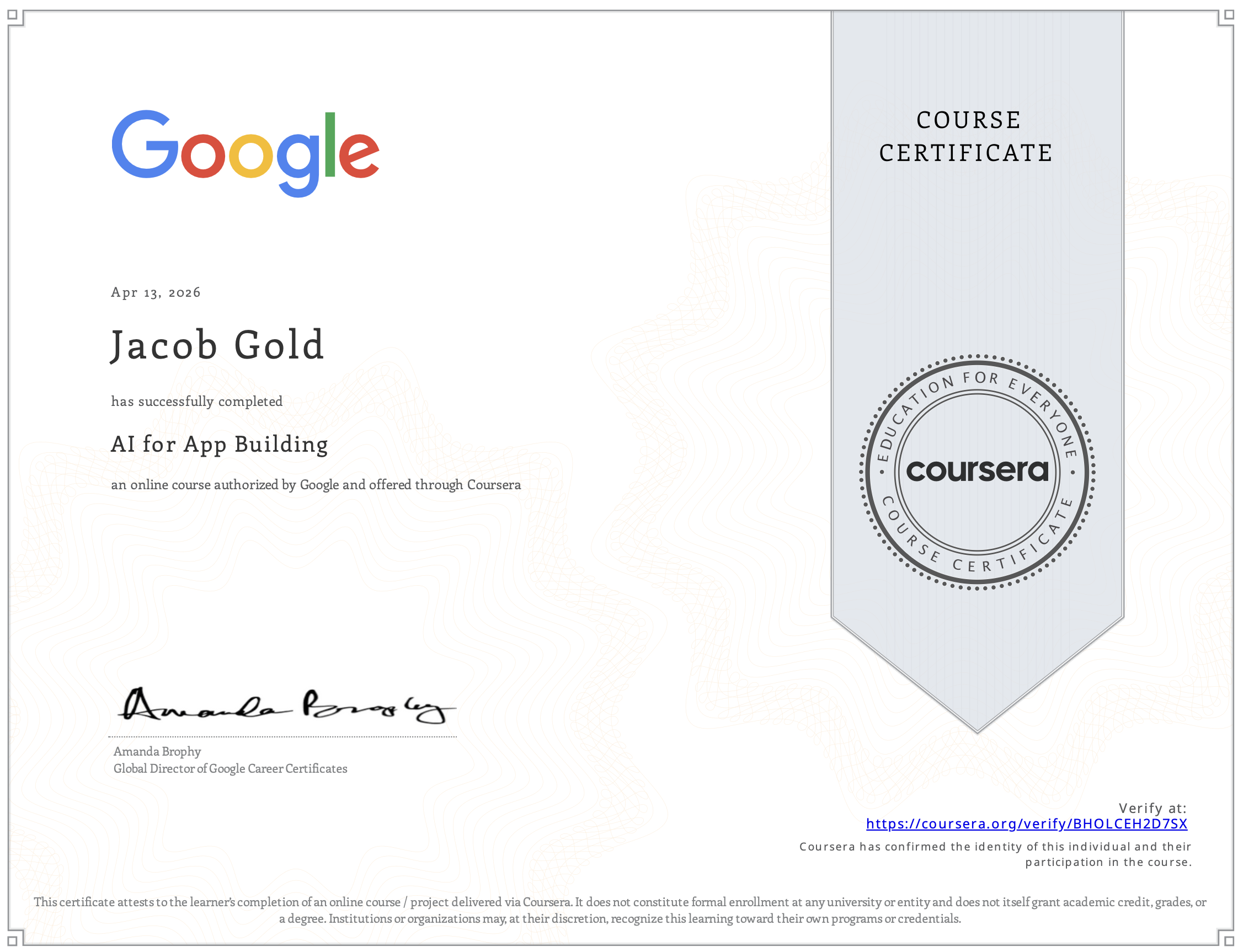 Google AI for App Building