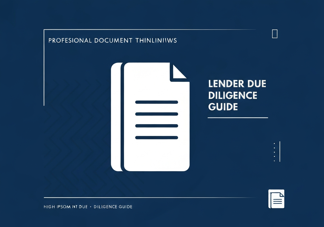 Lender Due Diligence Guide Preview