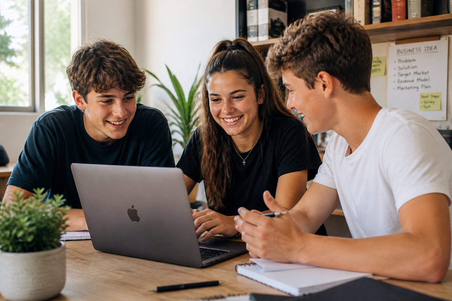 Young founders networking at The Connect
