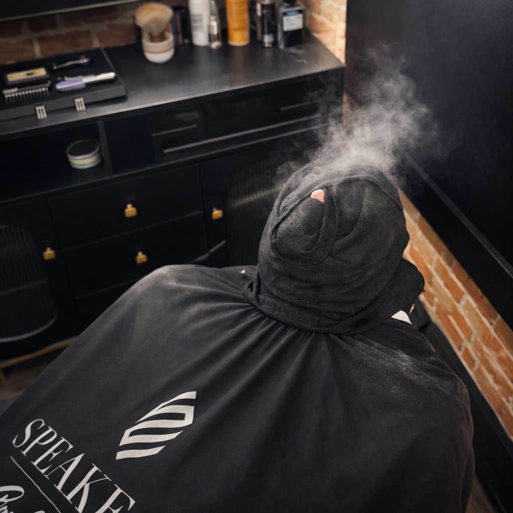 Hot towel treatment