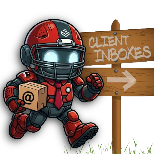 Email delivery mascot