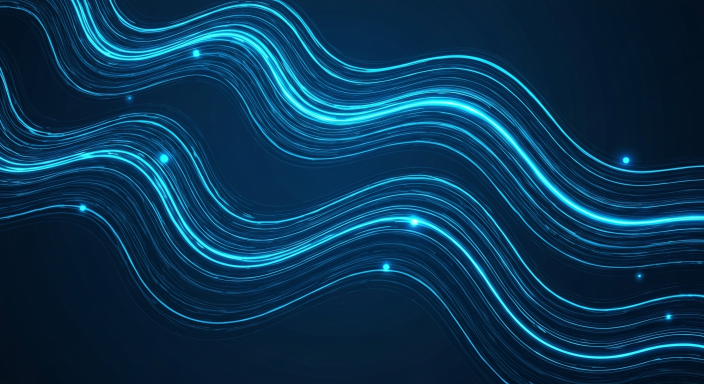 Abstract Digital Wave