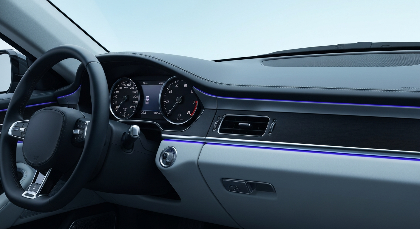 Luxury car interior