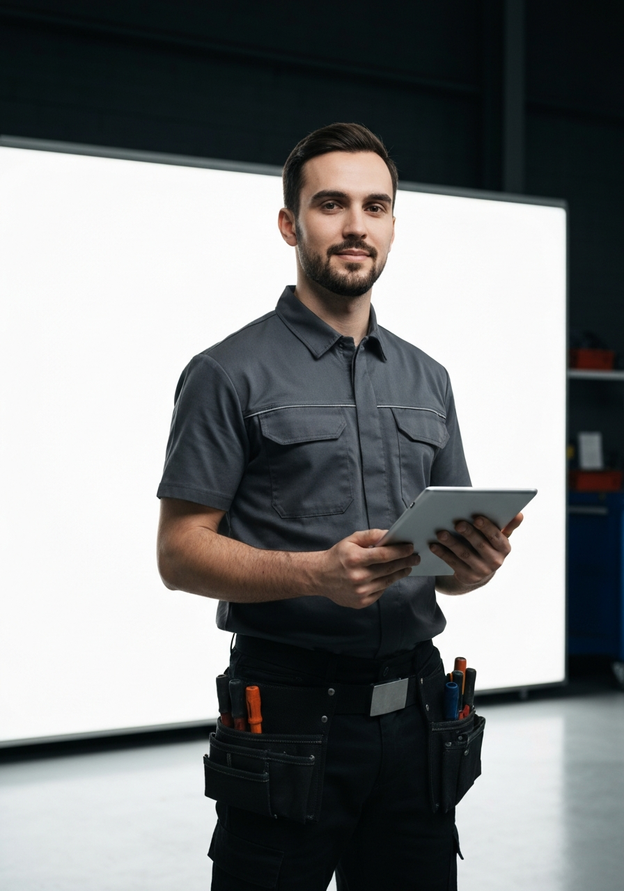 Professional automotive diagnostic technician