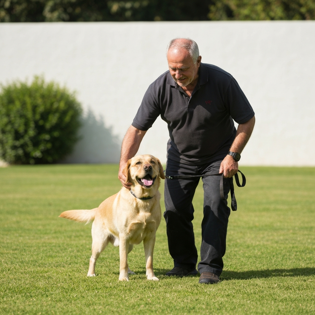 Professional dog training session outdoors in Newbury