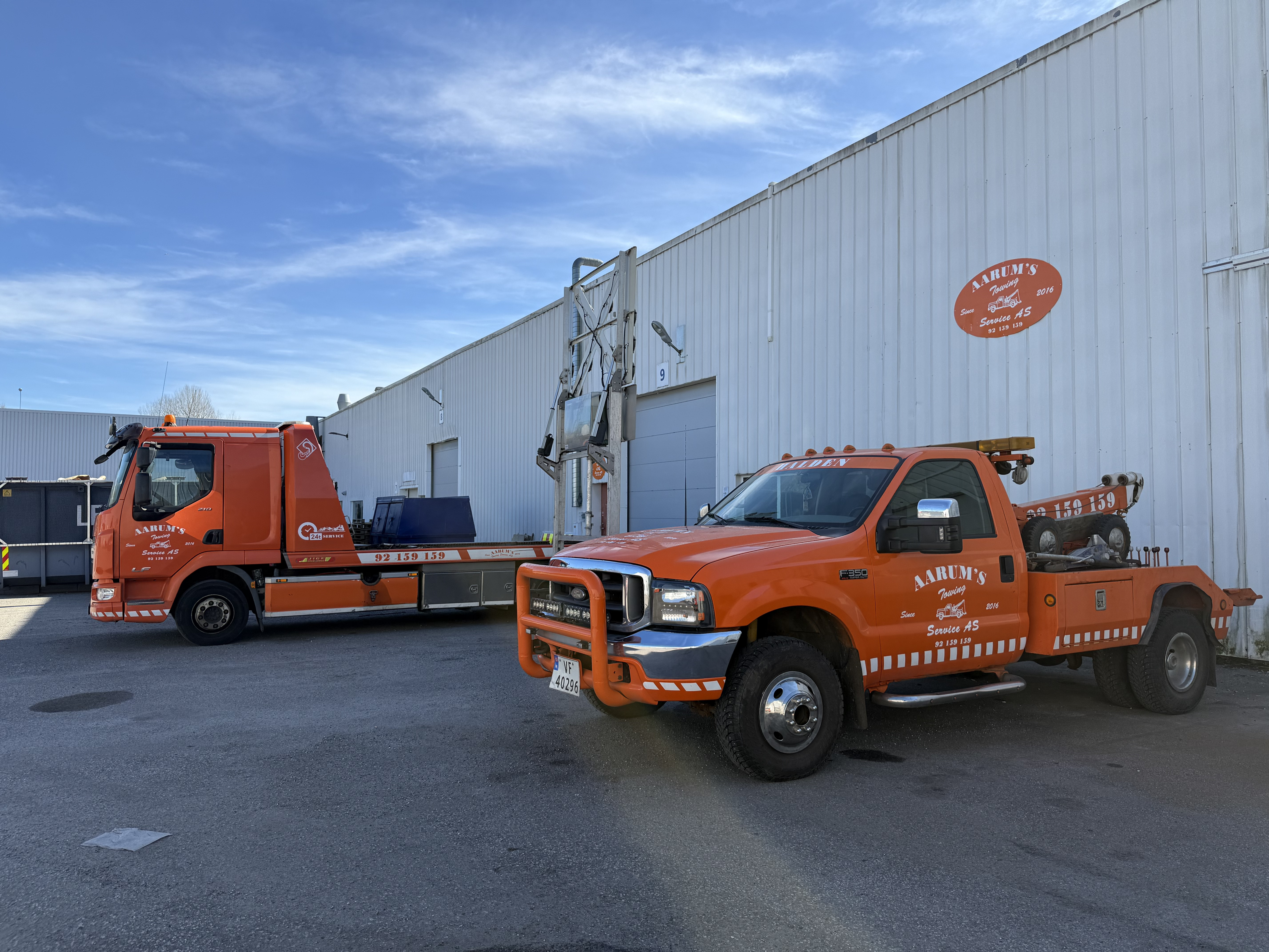 Aarums Towing Service Team 2016