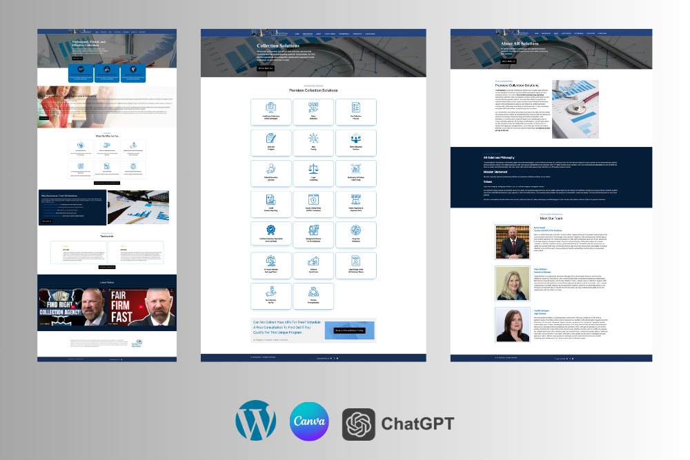 AR Solutions Corporate Website